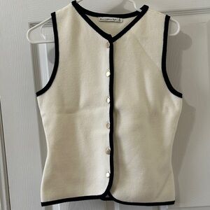 NWOT Button-Up Vest